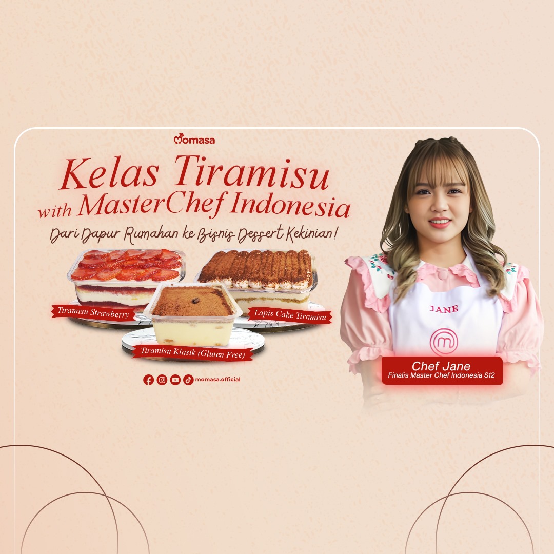 Kelas Tiramisu with MasterChef Indonesia